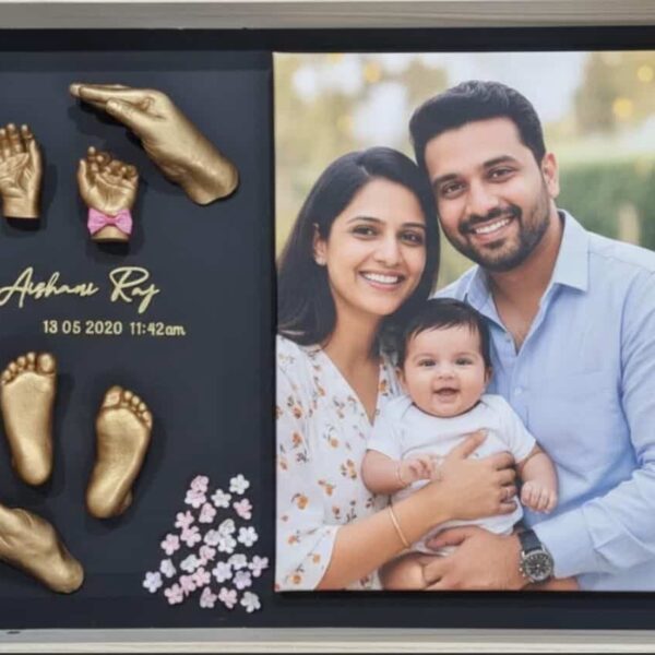 Family Photo & Baby Casting Frame